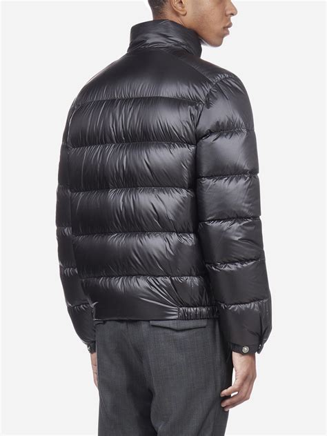 mens prada jacket black|Prada down jacket men's.